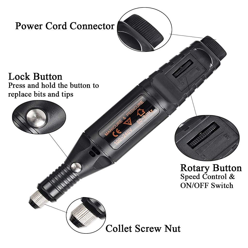 HASTHIP 70 Pcs Engraving Tool Kit, Multi-Functional Electric Corded Engraver Pen DIY Rotary Tool for Jewelry Glass Wood Metal Ceramic Plastic with Scriber, 52 Accessories and 16 Stencils HASTHIP 70 Pcs Engraving Tool Kit, Multi-Functional Electric Corded Engraver Pen DIY Rotary Tool for Jewelry Glass Wood Metal Ceramic Plastic with Scriber, 52 Accessories and 16 Stencils